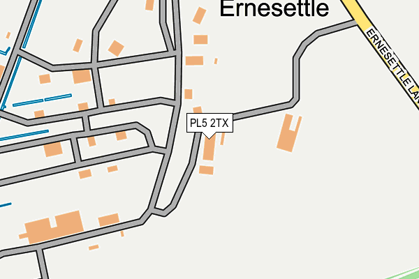 PL5 2TX map - OS OpenMap – Local (Ordnance Survey)