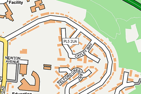 PL5 2UA map - OS OpenMap – Local (Ordnance Survey)