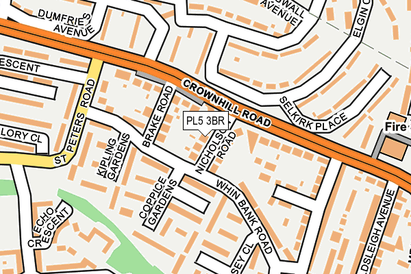 PL5 3BR map - OS OpenMap – Local (Ordnance Survey)