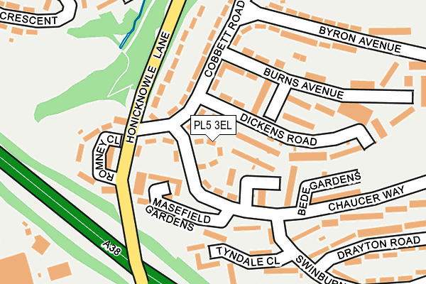 PL5 3EL map - OS OpenMap – Local (Ordnance Survey)