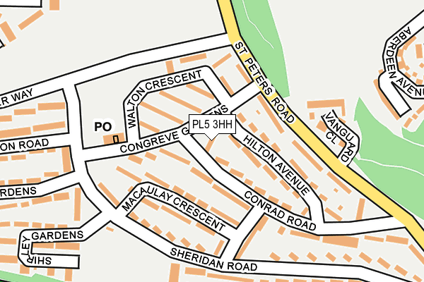 PL5 3HH map - OS OpenMap – Local (Ordnance Survey)