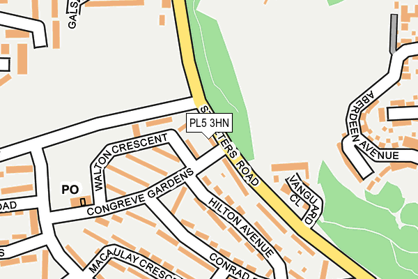 PL5 3HN map - OS OpenMap – Local (Ordnance Survey)