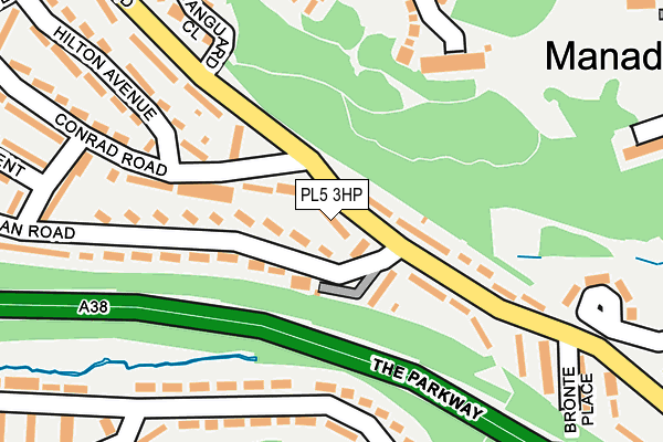 PL5 3HP map - OS OpenMap – Local (Ordnance Survey)