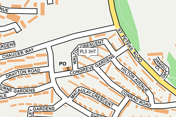 PL5 3HT map - OS OpenMap – Local (Ordnance Survey)