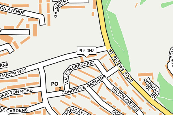 PL5 3HZ map - OS OpenMap – Local (Ordnance Survey)