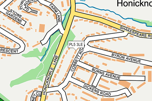 PL5 3LE map - OS OpenMap – Local (Ordnance Survey)