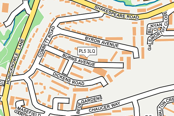 PL5 3LQ map - OS OpenMap – Local (Ordnance Survey)