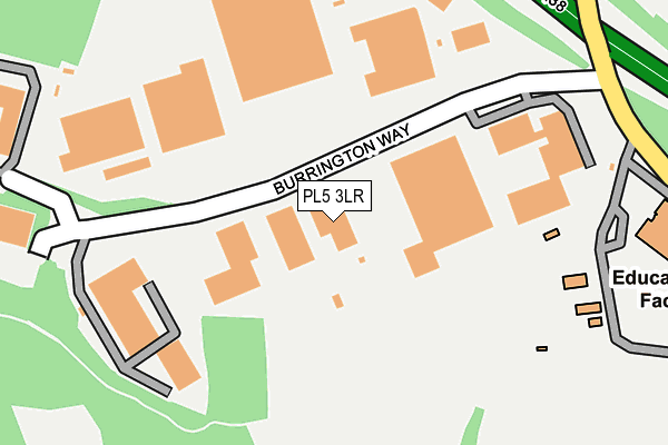 PL5 3LR map - OS OpenMap – Local (Ordnance Survey)
