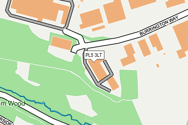 PL5 3LT map - OS OpenMap – Local (Ordnance Survey)