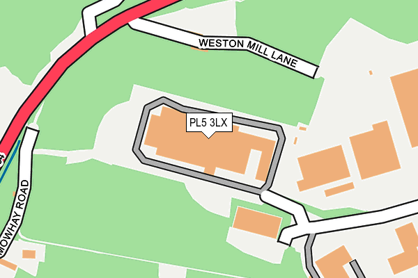 PL5 3LX map - OS OpenMap – Local (Ordnance Survey)