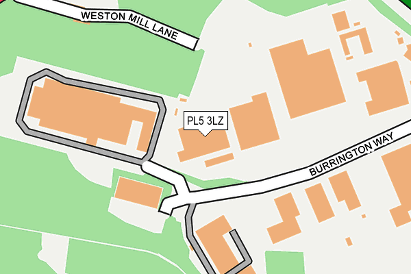 PL5 3LZ map - OS OpenMap – Local (Ordnance Survey)