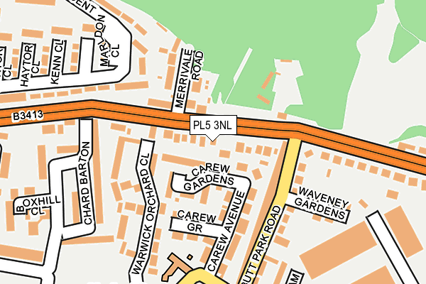 PL5 3NL map - OS OpenMap – Local (Ordnance Survey)
