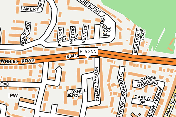 PL5 3NN map - OS OpenMap – Local (Ordnance Survey)