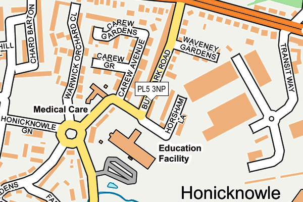 PL5 3NP map - OS OpenMap – Local (Ordnance Survey)