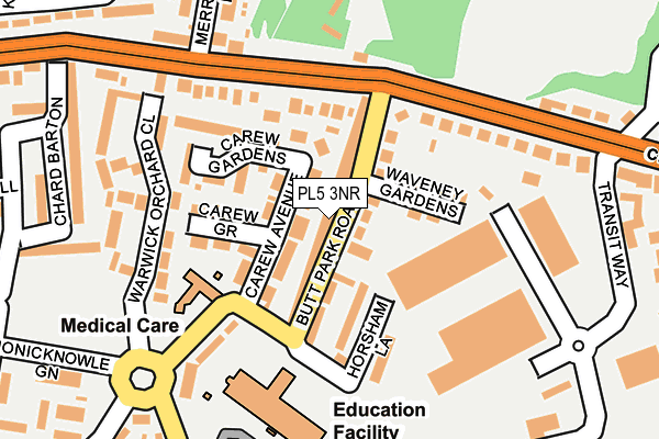 PL5 3NR map - OS OpenMap – Local (Ordnance Survey)