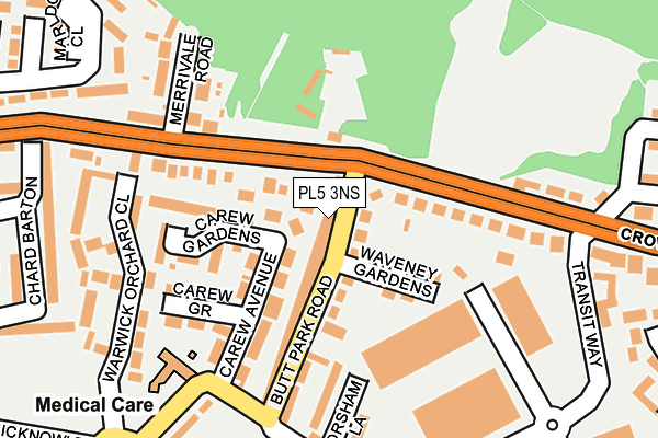 PL5 3NS map - OS OpenMap – Local (Ordnance Survey)