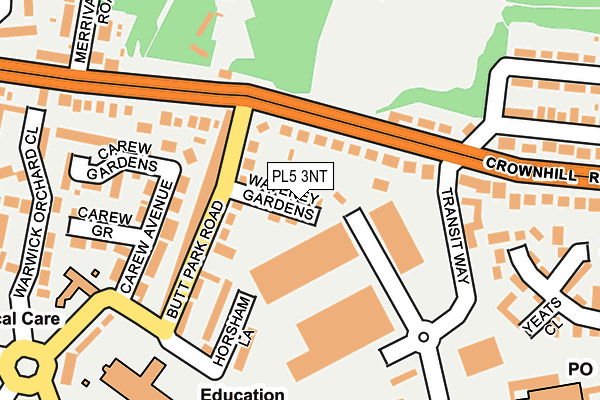 PL5 3NT map - OS OpenMap – Local (Ordnance Survey)