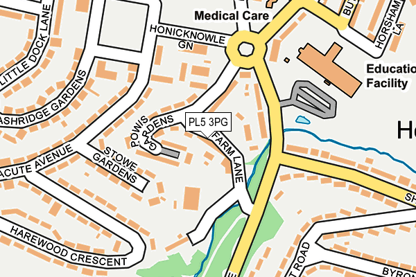 PL5 3PG map - OS OpenMap – Local (Ordnance Survey)