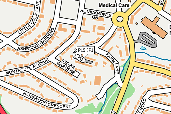 PL5 3PJ map - OS OpenMap – Local (Ordnance Survey)