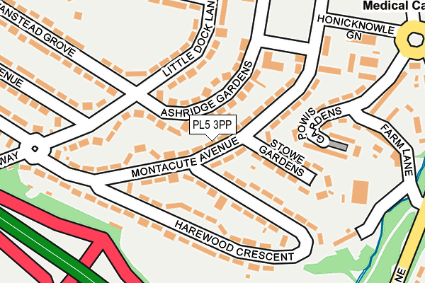 PL5 3PP map - OS OpenMap – Local (Ordnance Survey)