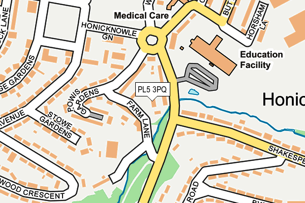 PL5 3PQ map - OS OpenMap – Local (Ordnance Survey)