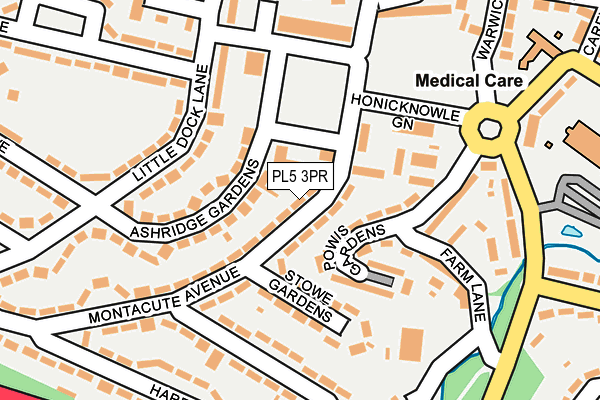 PL5 3PR map - OS OpenMap – Local (Ordnance Survey)