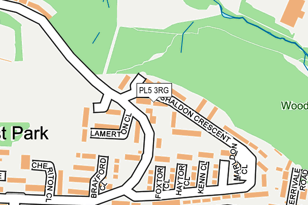 PL5 3RG map - OS OpenMap – Local (Ordnance Survey)