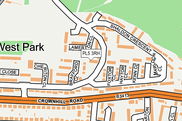 PL5 3RH map - OS OpenMap – Local (Ordnance Survey)
