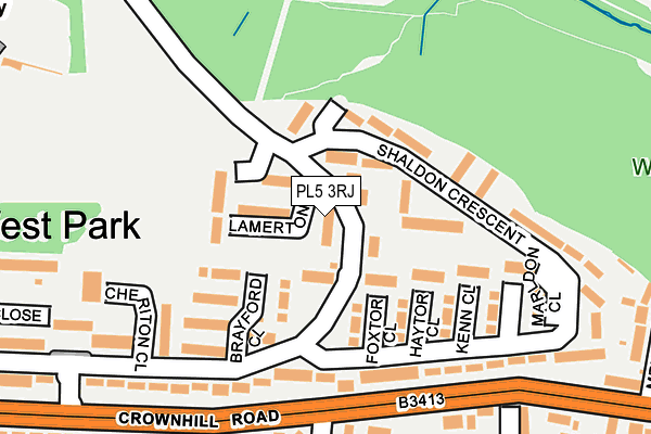 PL5 3RJ map - OS OpenMap – Local (Ordnance Survey)