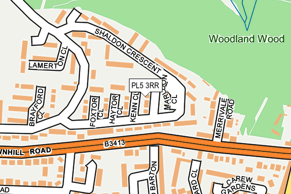 PL5 3RR map - OS OpenMap – Local (Ordnance Survey)