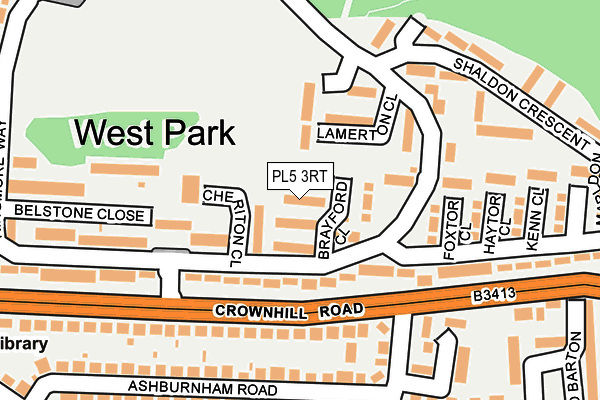 PL5 3RT map - OS OpenMap – Local (Ordnance Survey)