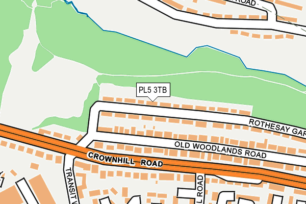 PL5 3TB map - OS OpenMap – Local (Ordnance Survey)