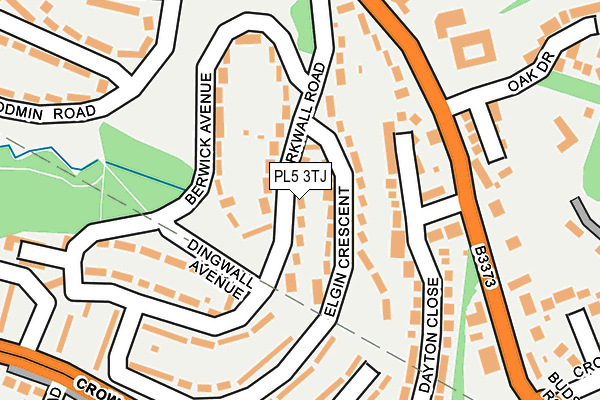 PL5 3TJ map - OS OpenMap – Local (Ordnance Survey)