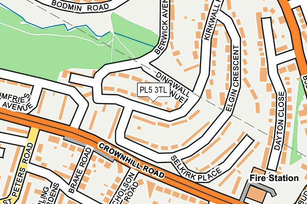 PL5 3TL map - OS OpenMap – Local (Ordnance Survey)