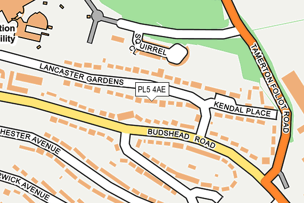PL5 4AE map - OS OpenMap – Local (Ordnance Survey)