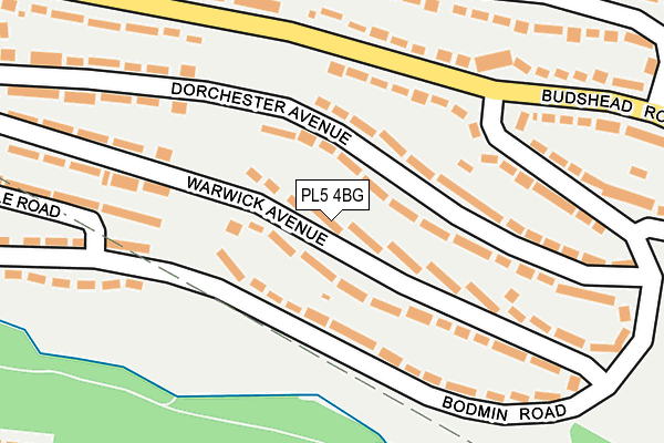 PL5 4BG map - OS OpenMap – Local (Ordnance Survey)