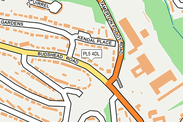 PL5 4DL map - OS OpenMap – Local (Ordnance Survey)
