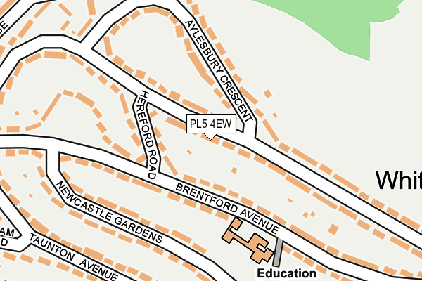 PL5 4EW map - OS OpenMap – Local (Ordnance Survey)