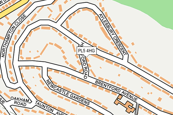 PL5 4HG map - OS OpenMap – Local (Ordnance Survey)