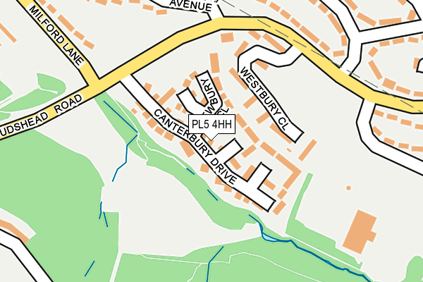 PL5 4HH map - OS OpenMap – Local (Ordnance Survey)