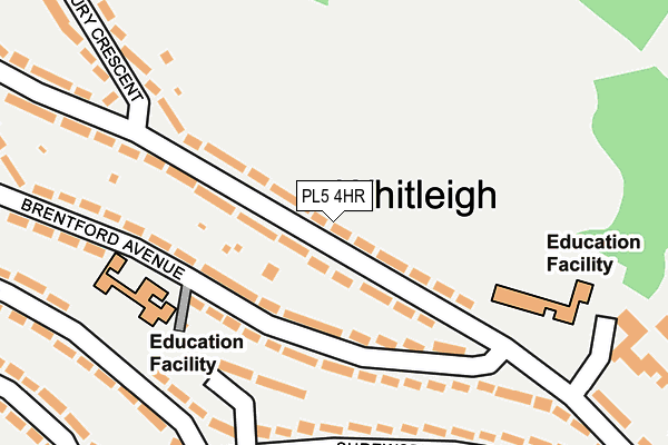 PL5 4HR map - OS OpenMap – Local (Ordnance Survey)