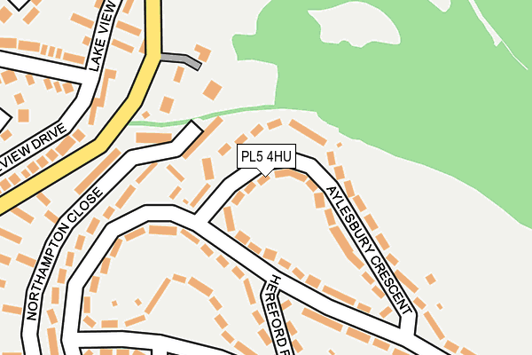 PL5 4HU map - OS OpenMap – Local (Ordnance Survey)