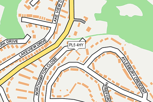 PL5 4HY map - OS OpenMap – Local (Ordnance Survey)