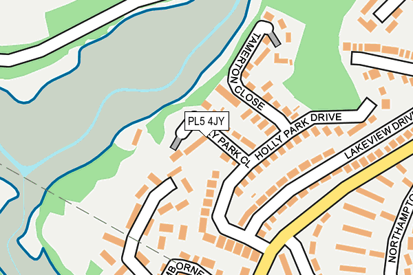 PL5 4JY map - OS OpenMap – Local (Ordnance Survey)