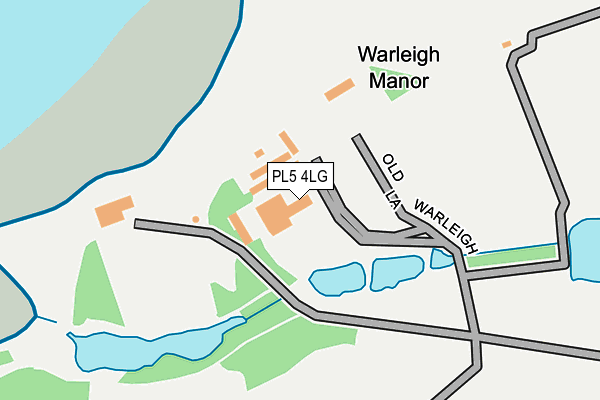 PL5 4LG map - OS OpenMap – Local (Ordnance Survey)