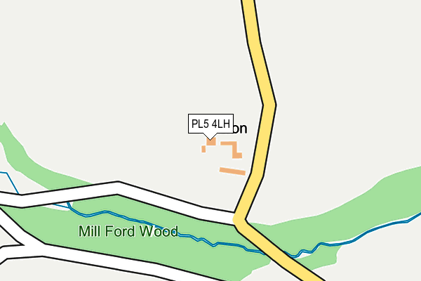 PL5 4LH map - OS OpenMap – Local (Ordnance Survey)