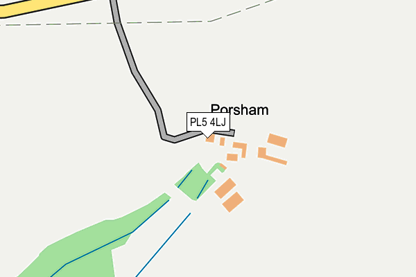 PL5 4LJ map - OS OpenMap – Local (Ordnance Survey)