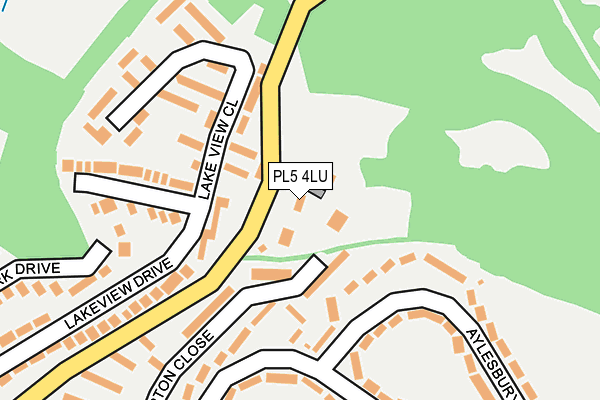 PL5 4LU map - OS OpenMap – Local (Ordnance Survey)