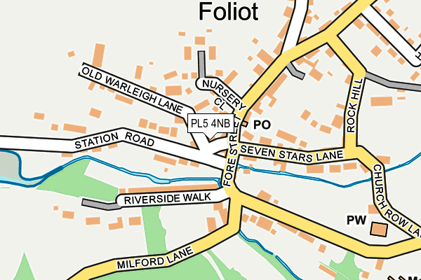 PL5 4NB map - OS OpenMap – Local (Ordnance Survey)