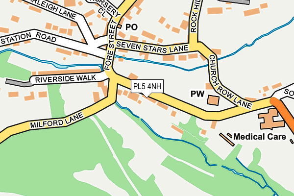 PL5 4NH map - OS OpenMap – Local (Ordnance Survey)